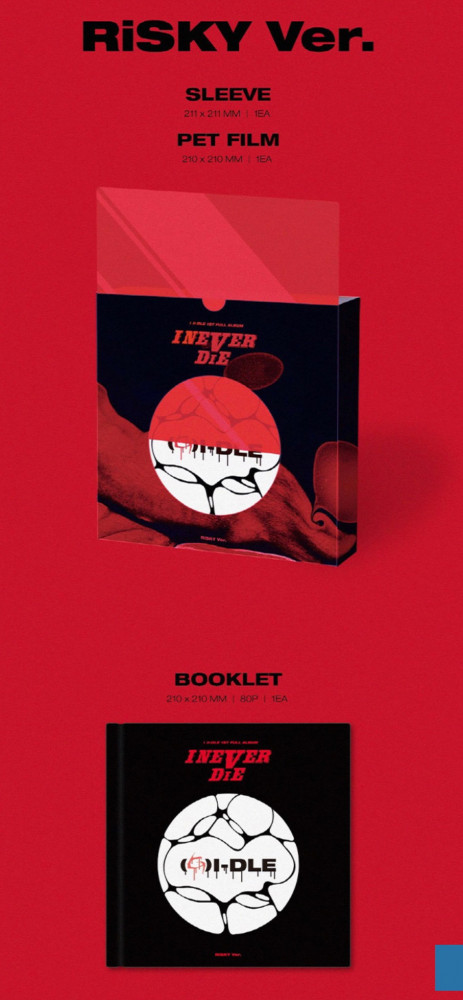 G-Idol album - I NEVER DIE site