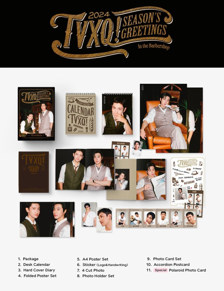 Season's greetings to TVXQ band 2024