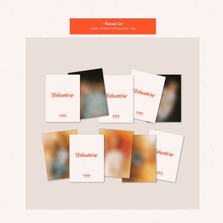TXT album Tomorrow Bye Together - minisode 3: TOMORROW version of the kit