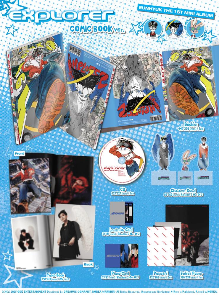 EUNHYUK Album Ended You - Explorer Comic Book Version