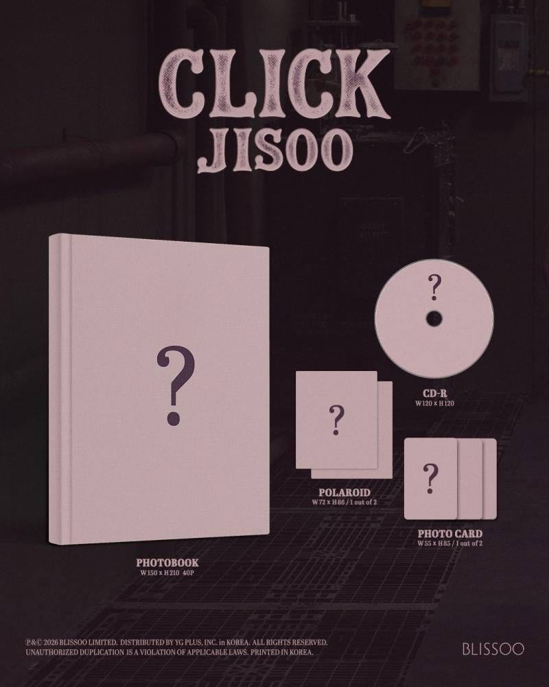 البوم  jisoo جيسو - CLICK نسخة الفوتوبوك