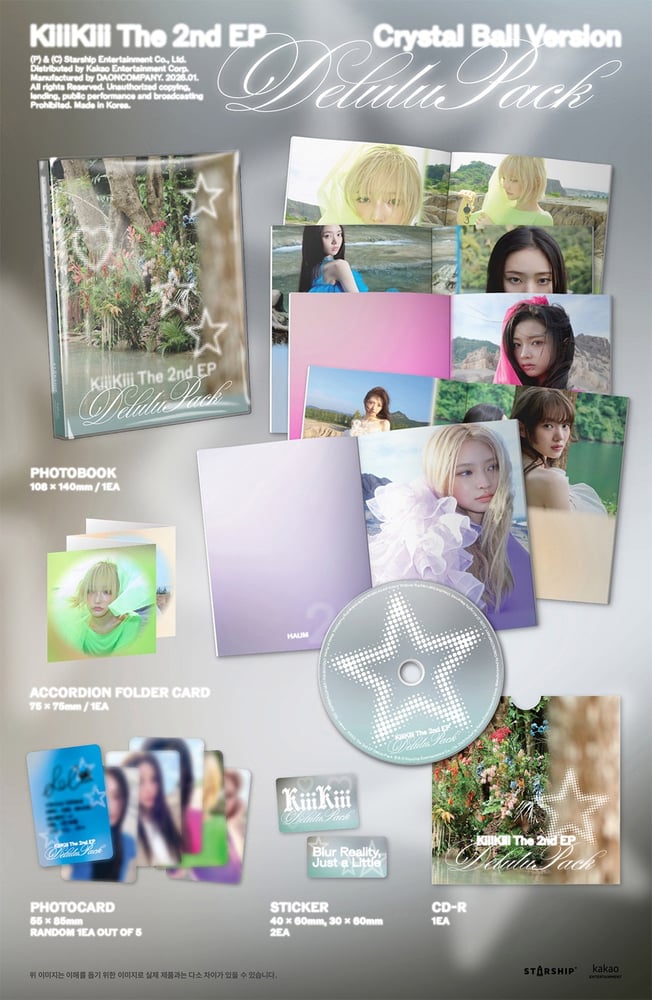 KIIIKIII album KIIIKIII KIKIKI - DELULU PACK Crystal Ball version