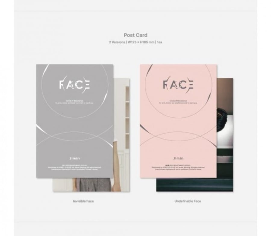 البوم JIMIN جيمين - FACE نسخة الفوتوبوك