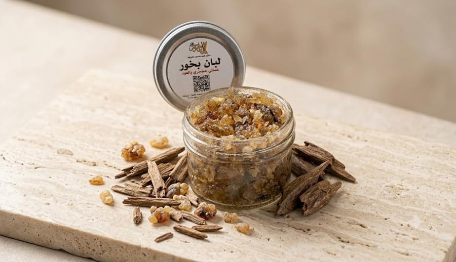 لبان بخور بالعود - باوزير للعود