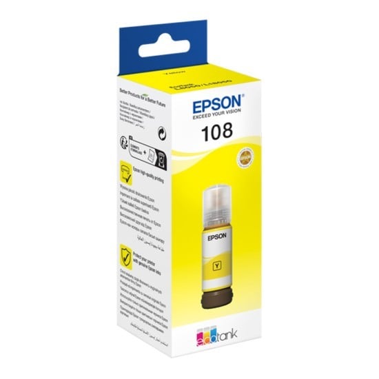 قارورة حبر ابسون EPSON 108Y اصفر