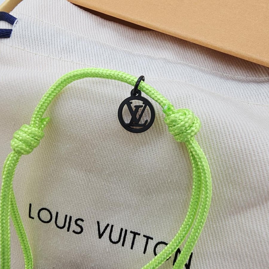 Louis Vuitton bracelet with black lock