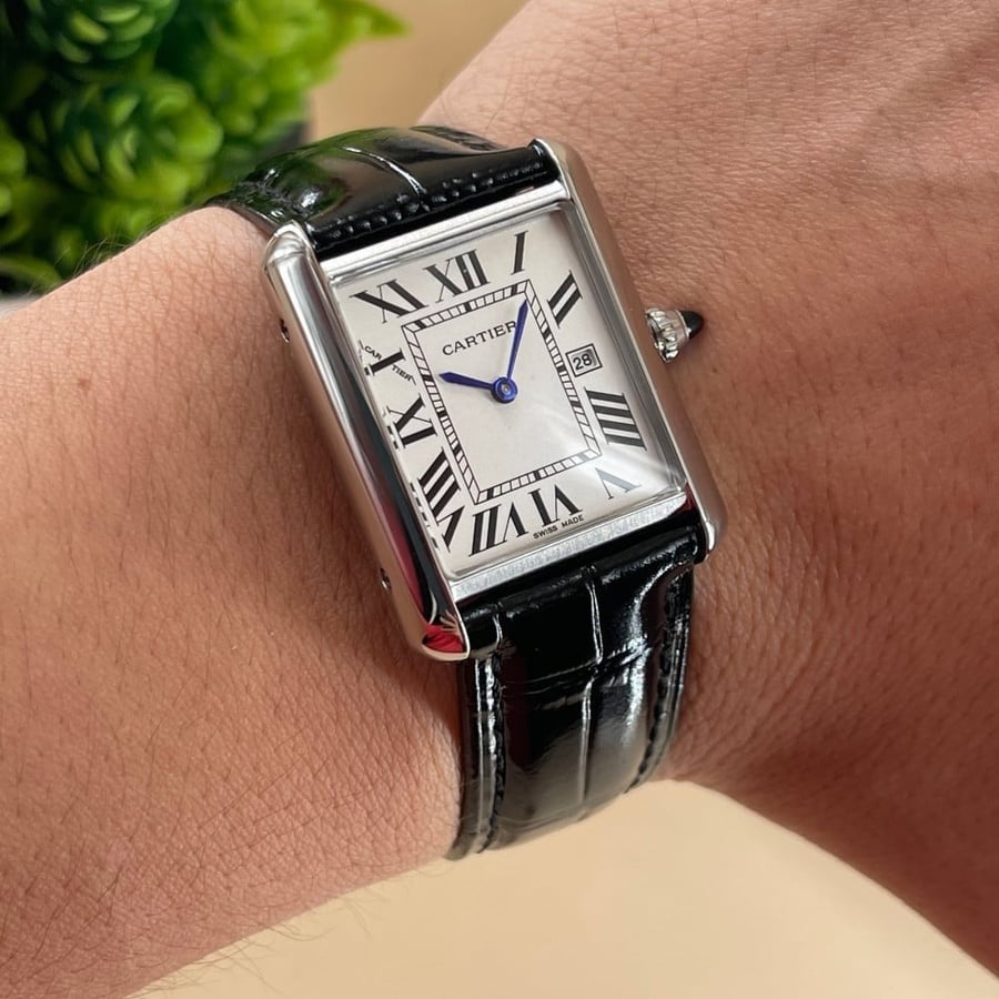 Cartier Tank watch, used