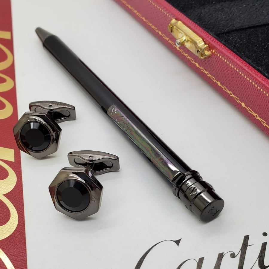 Cartier pen set with case