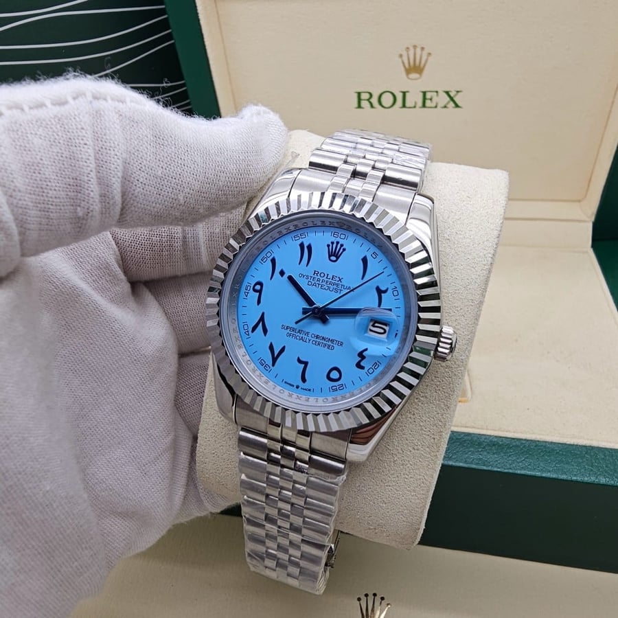 Rolex Date Just Arabic numbers