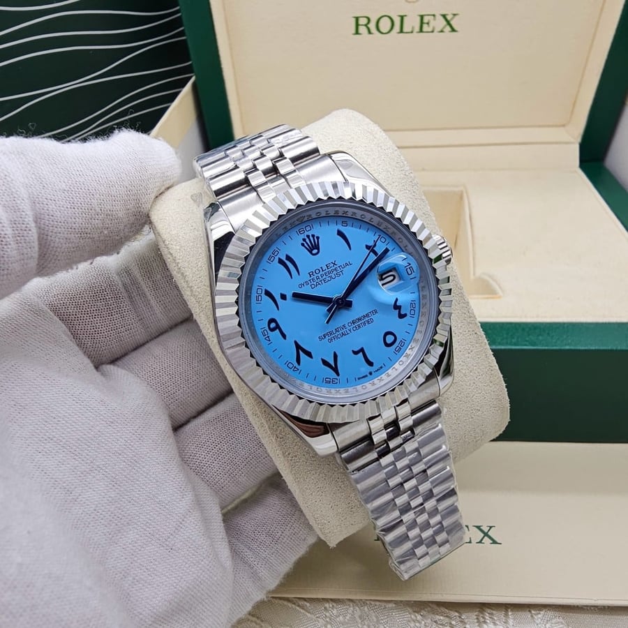 Rolex Date Just Arabic numbers