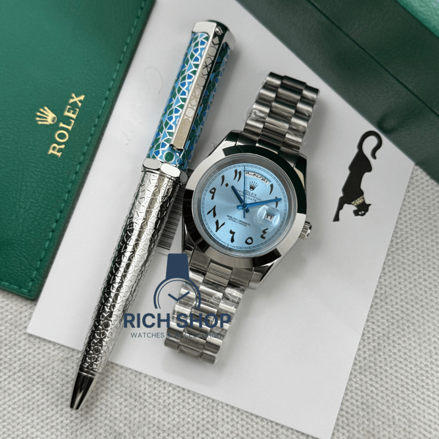 Rolex Sky-Dweller watch set with Cartier Tiffany pen, Middle East edition