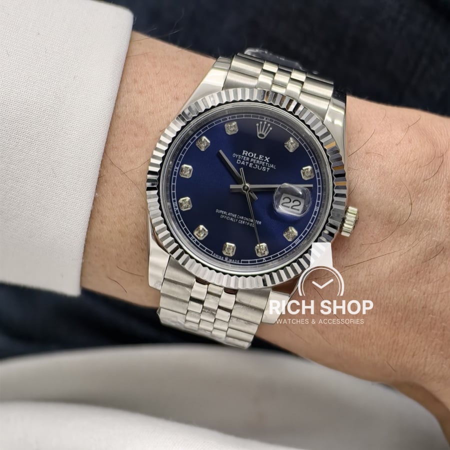 Rolex Datejust watch in the middle