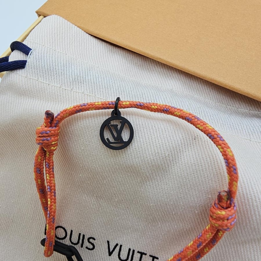 Louis Vuitton bracelet with black lock