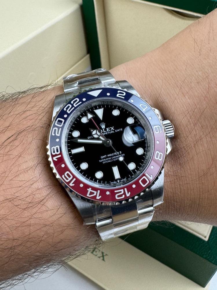 Rolex watch Pepsi Master