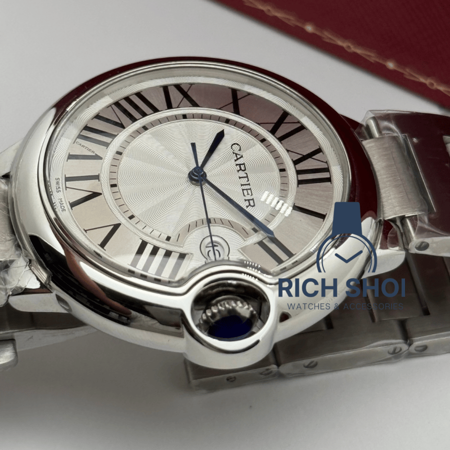 Cartier Ballon Bleu watch set and Cartier pen