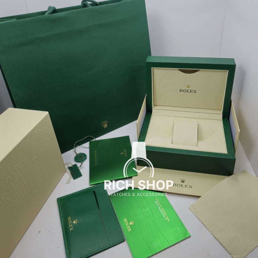 Rolex Datejust watch with Arabic numerals