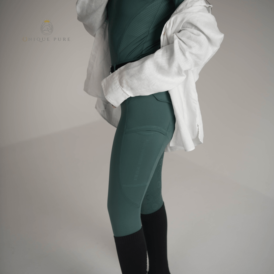 Green riding pant