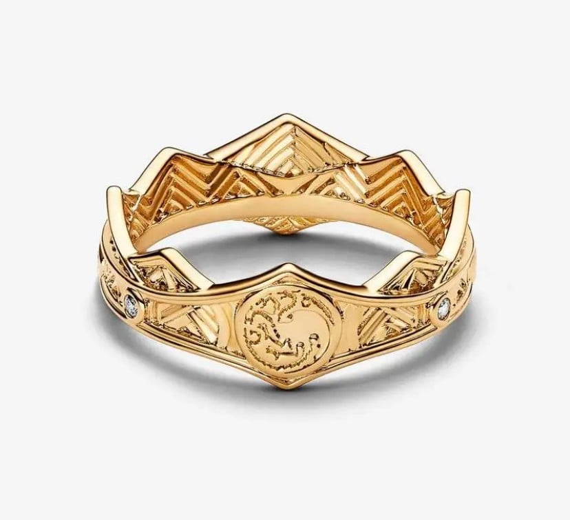 خاتم ذهبي تاج فسيريس تارقيريان | House Of The Dragon Ring