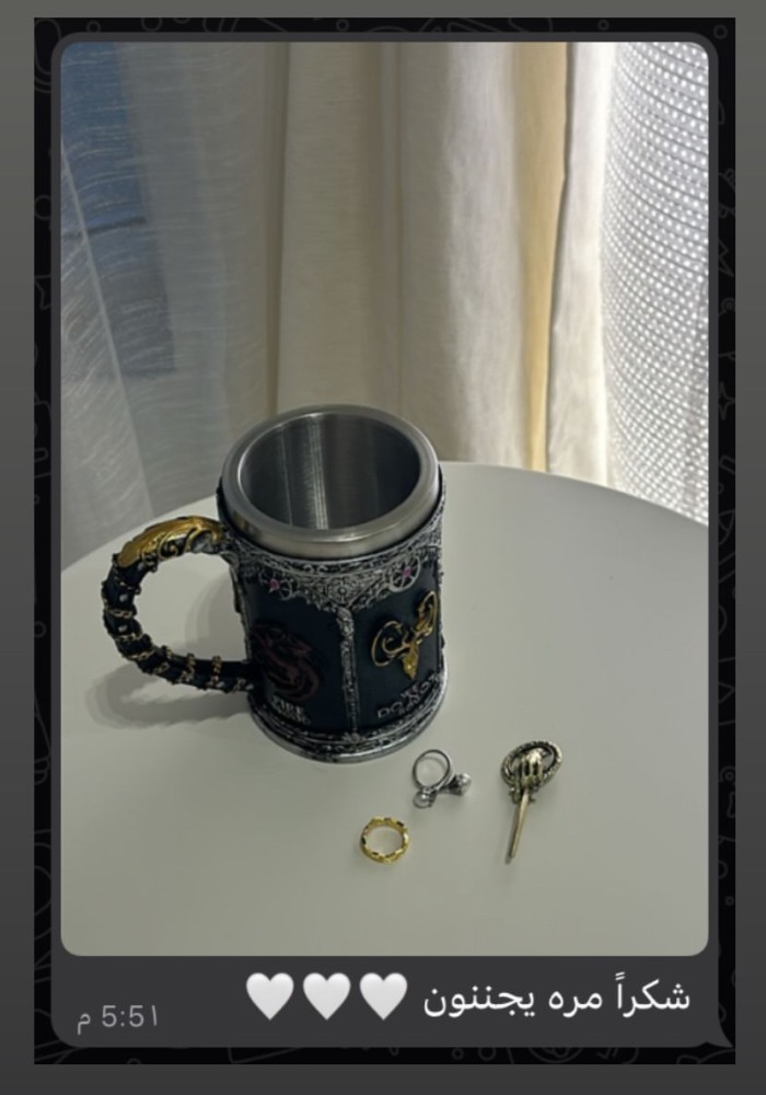 خاتم ذهبي تاج فسيريس تارقيريان | House Of The Dragon Ring