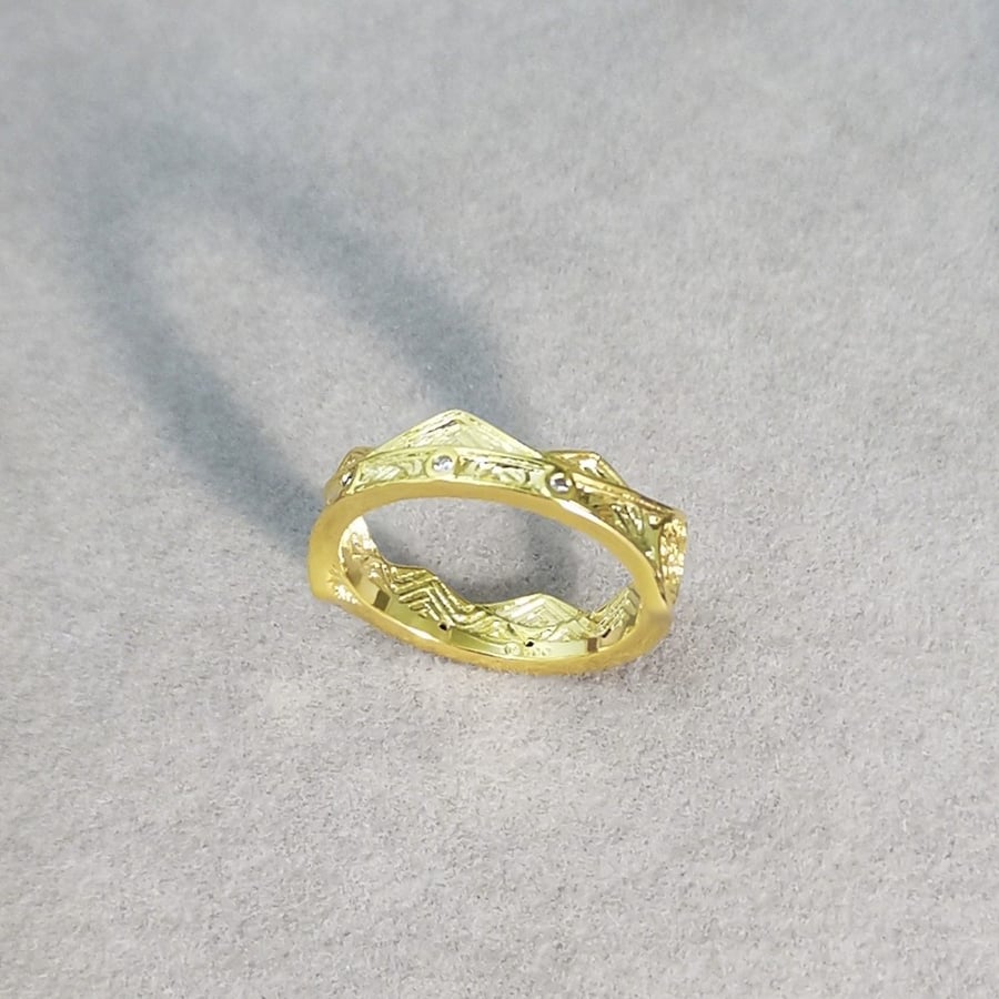 خاتم ذهبي تاج فسيريس تارقيريان | House Of The Dragon Ring