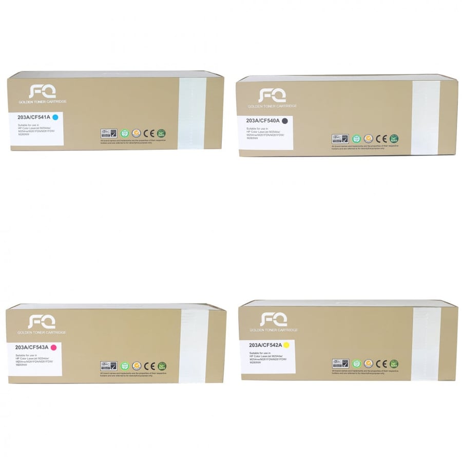 طقم حبر FQ 203A الذهبي