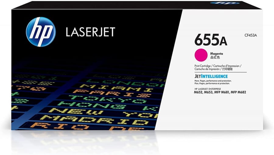 ink. HP Toner CF453A 655A Magenta