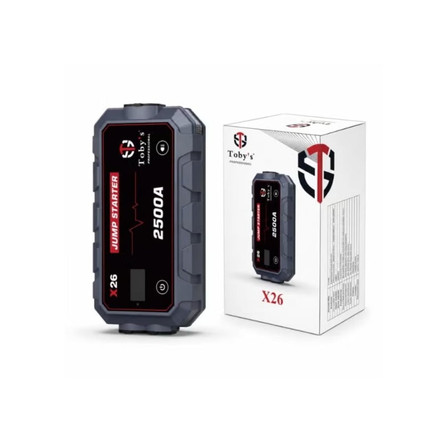 شاحن بطاريه متنقل للسياره باوربانك 18000mAh توبيز X26