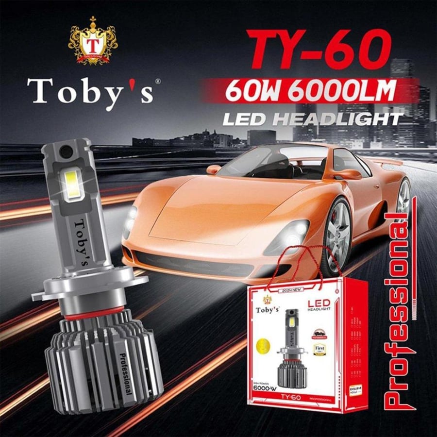 طقم ليد H11 توبيز 60 وات 6000 ليومن TY-60