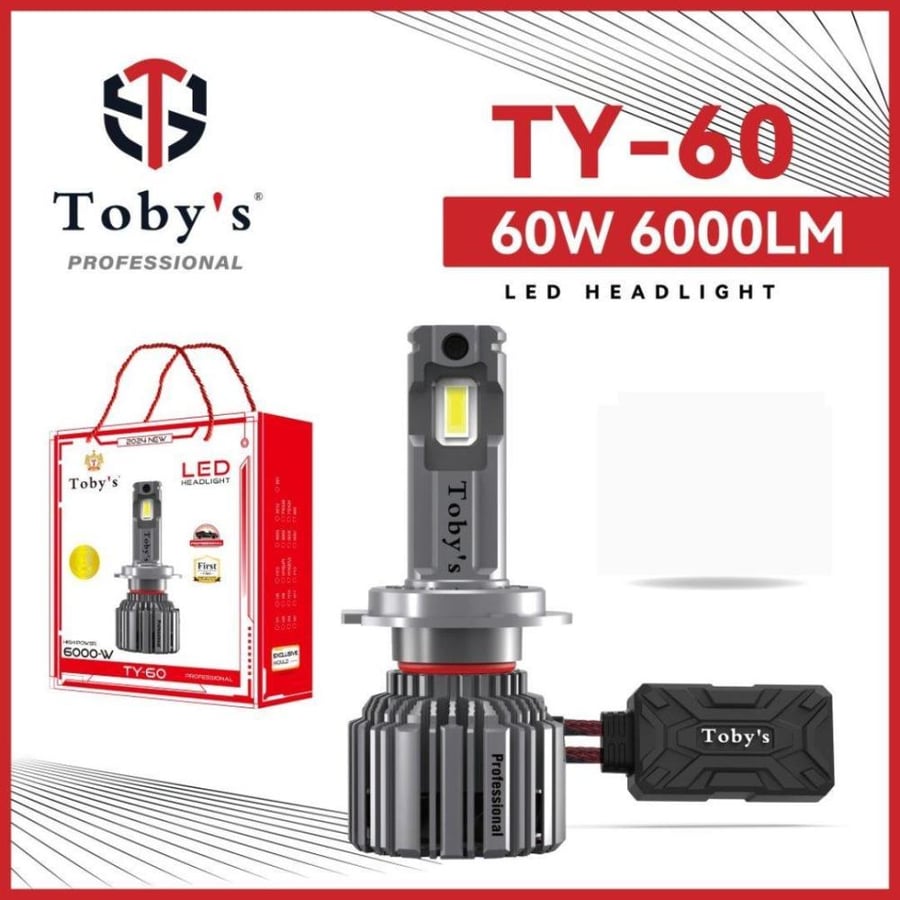 طقم ليد H11 توبيز 60 وات 6000 ليومن TY-60