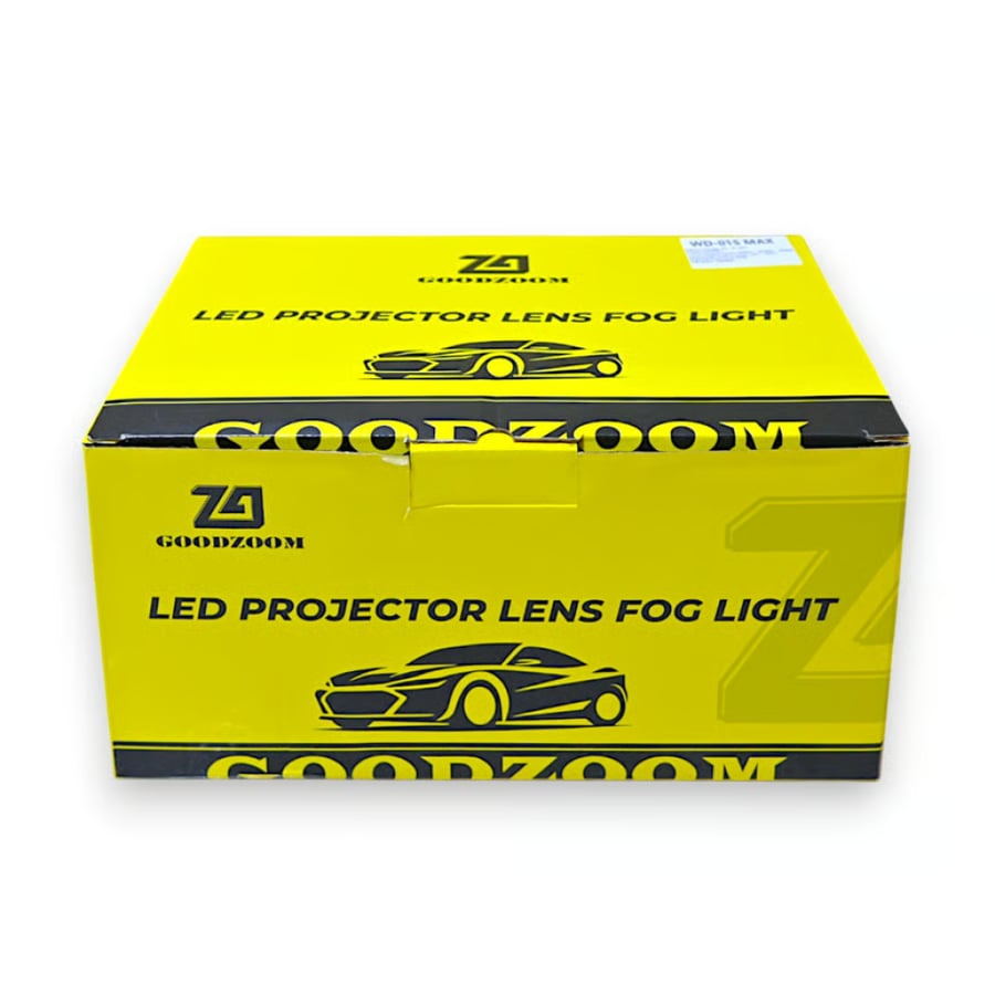 طقم كشافات ضباب تويوتا LED برو جيكتور عدسات 3 ألوان GOODZOOM