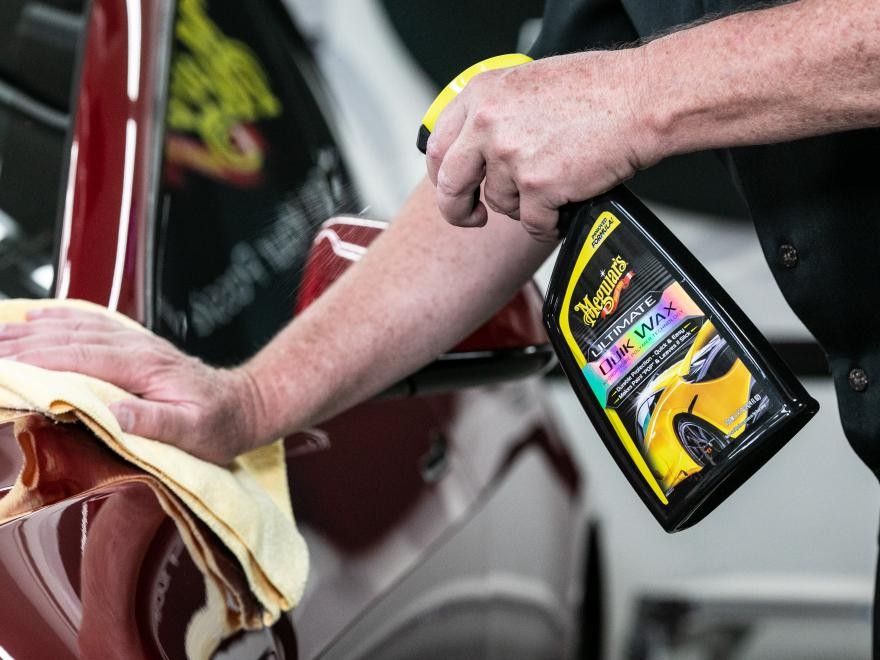 ملمع بدي شمعي لحماية الدهان ألتميت كويك واكس Ultimate Quik WAX من ميجوايرز G17516AM