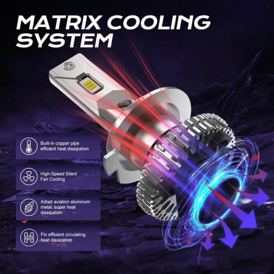 طقم ليدH4  توبيز  150 وات  M8 PRO MAX