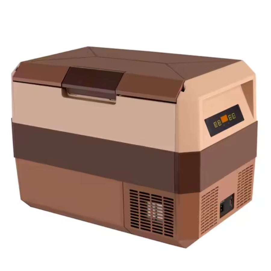 ثلاجه تبريد وتجميد 33 لتر بني تحكم من الجوال DLC -33533