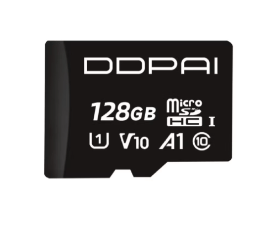 ذاكرة DDPAI microSDXC 128GB عالية التحمل لأداء أفضل مع كاميرات الداش