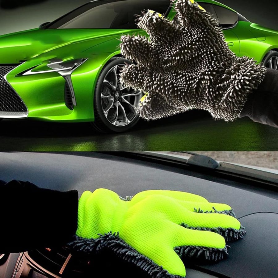 قفاز غسيل وتنظيف للسياره مايكروفايبر فائق النعومه