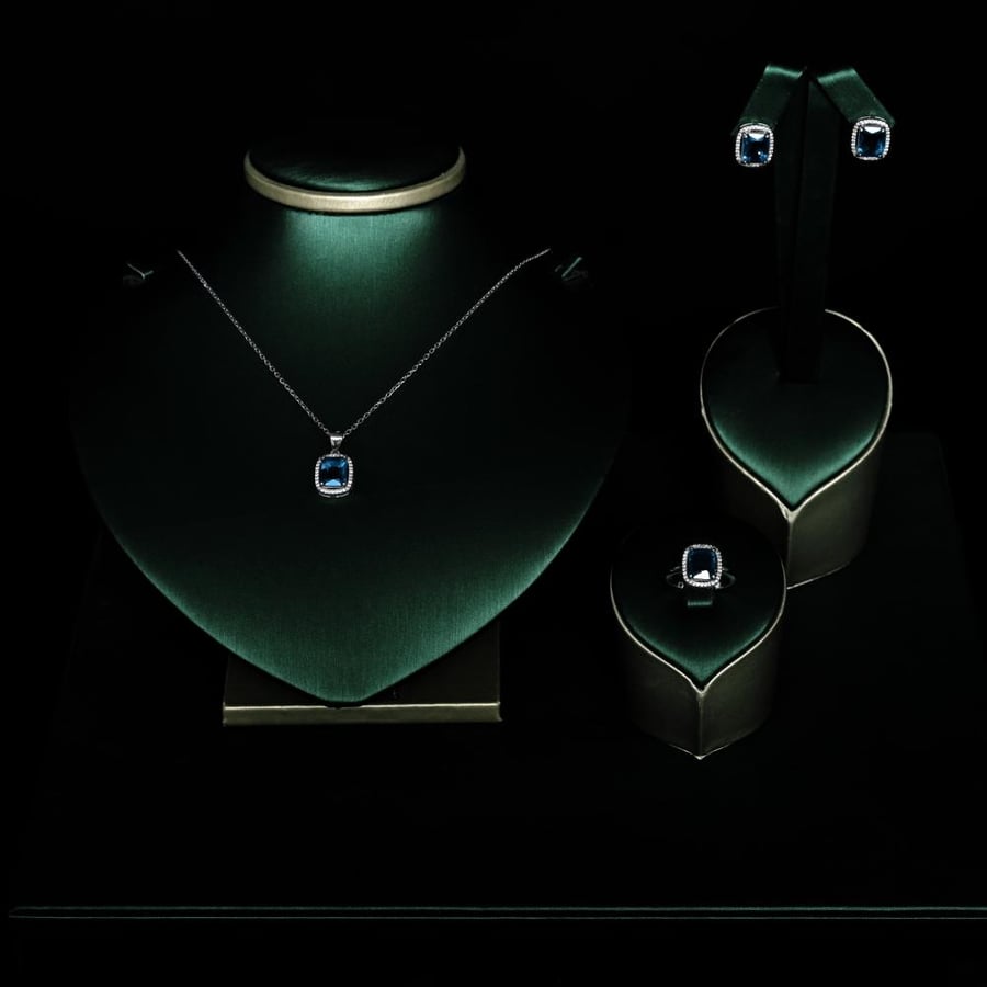طقم فضة عيار 925