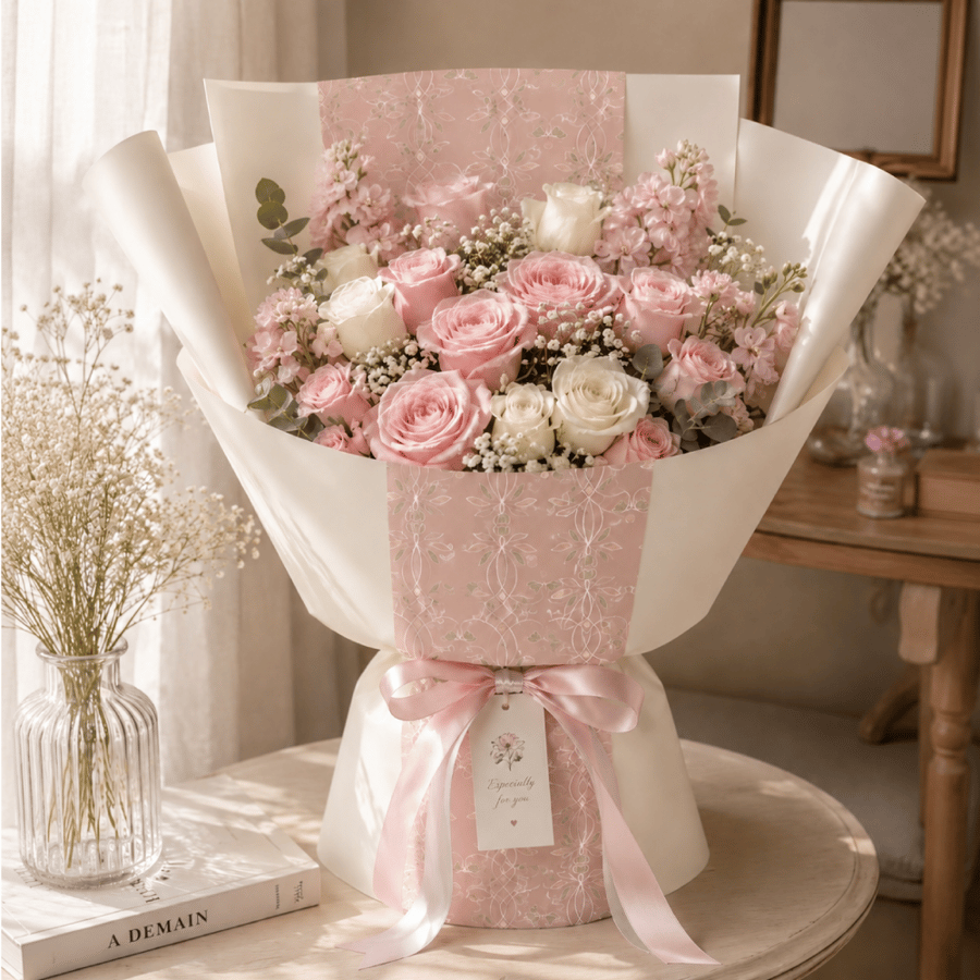 Wrapping paper for flowers and gifts - 12 pieces