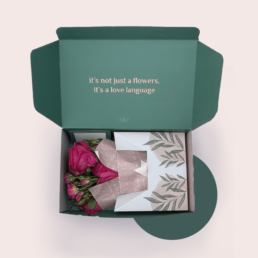 Box for flowers and gifts "Box" - 48 boxes with different designs