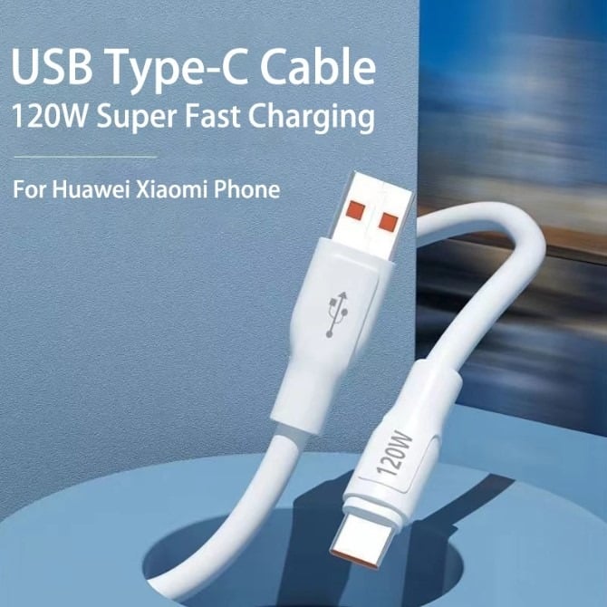 كيبل شحن سريع 120W - 6A - مقاس ا متر