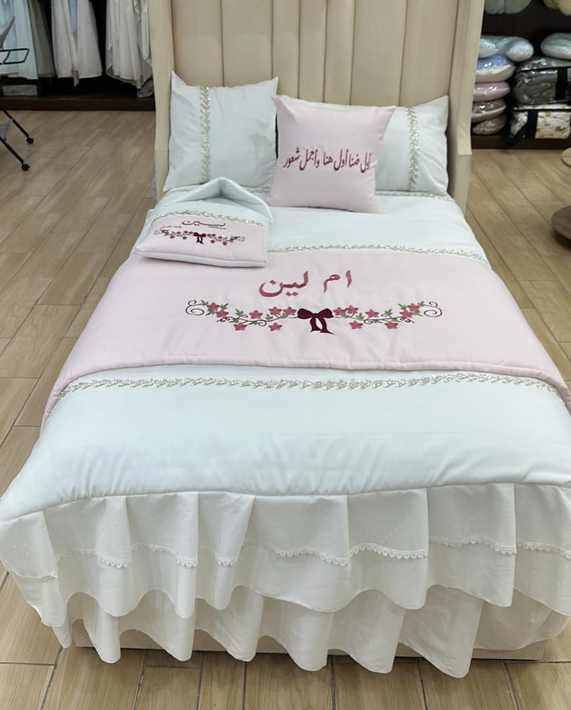 طقم استقبال كلفة كريستال شامل التطريز