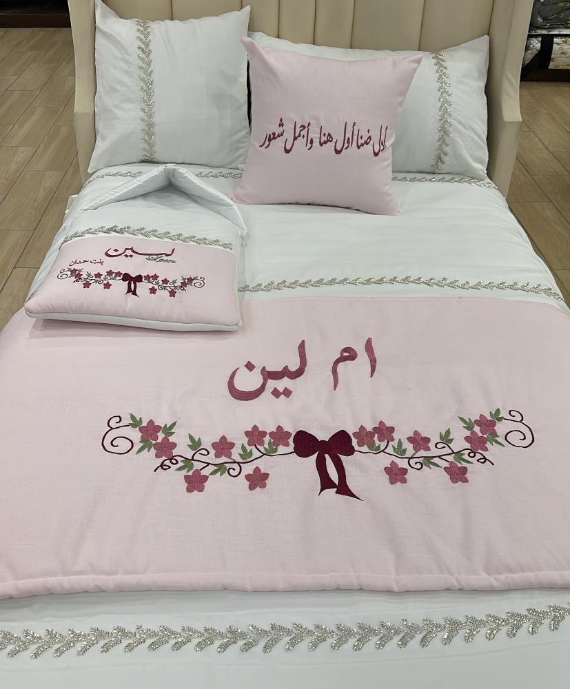 طقم استقبال كلفة كريستال شامل التطريز