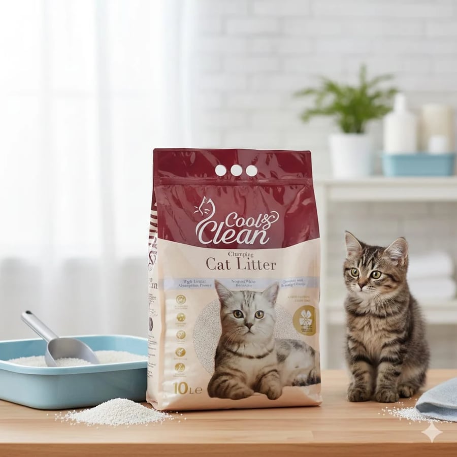 Patimax - Cool & Clean Ultra Clumping Cat Litter Baby Powder