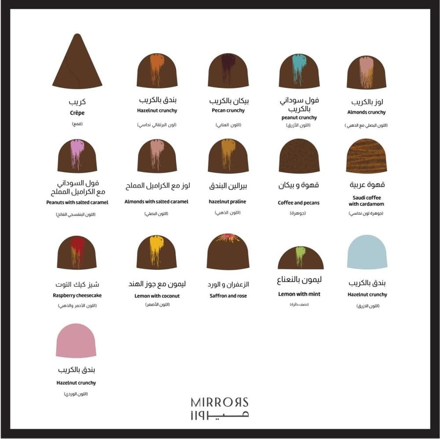 79 pieces _ luxurious brown assortment