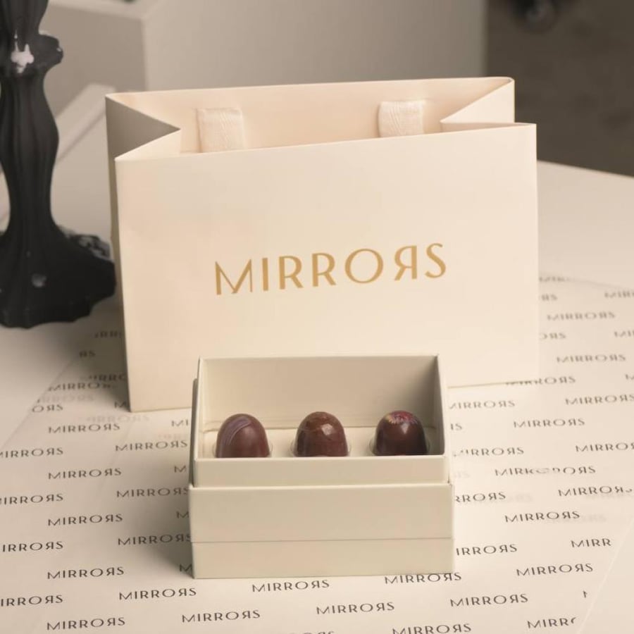6 pieces _ luxurious brown assortment