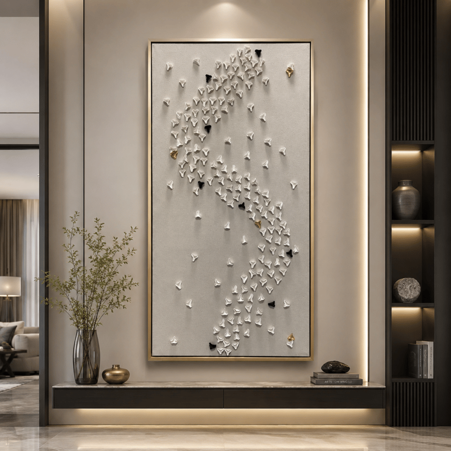 لوحة جدارية جبسية-تصميم مودرن