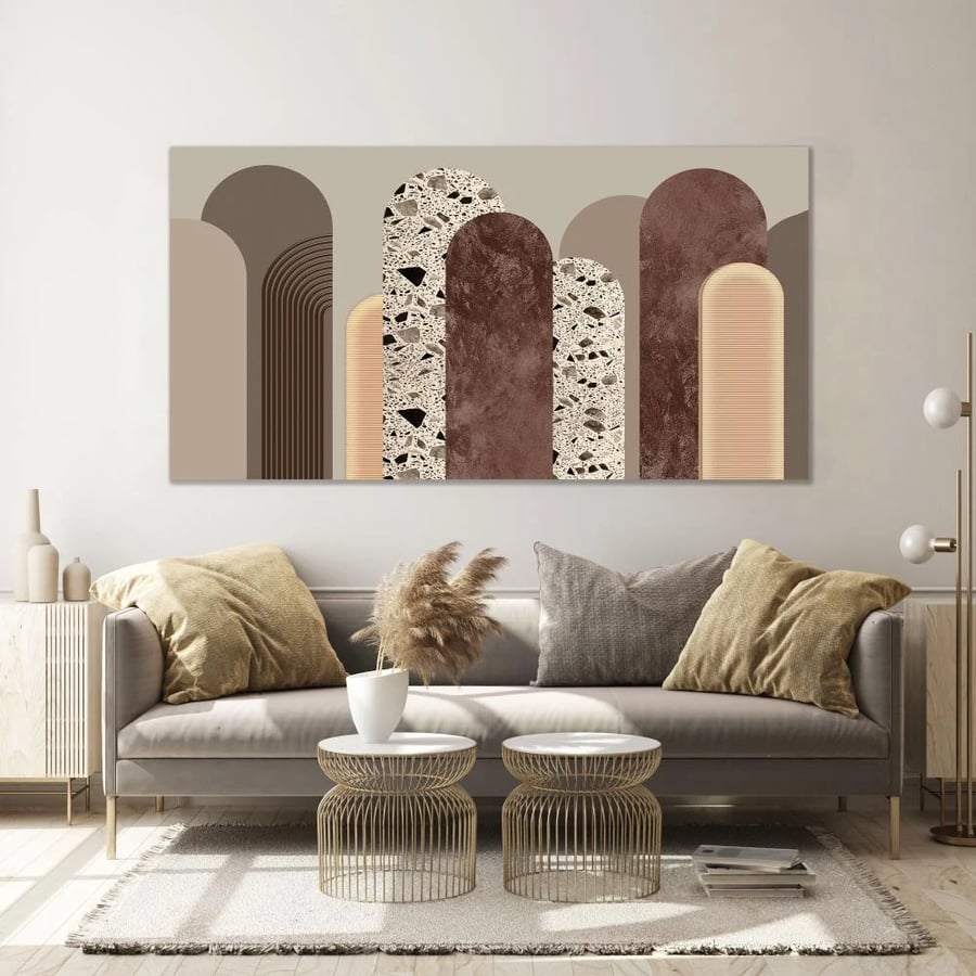لوحة فن تجريدي-تصميم عصري