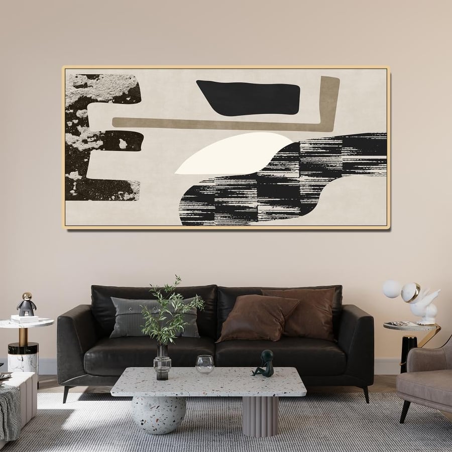 لوحة فن تجريدي-تصميم عصري