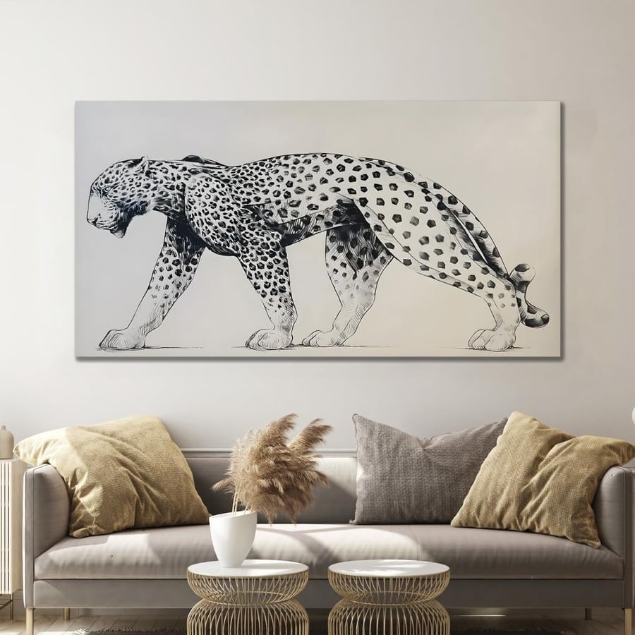 لوحة جدارية فنية- بتصميم انيق