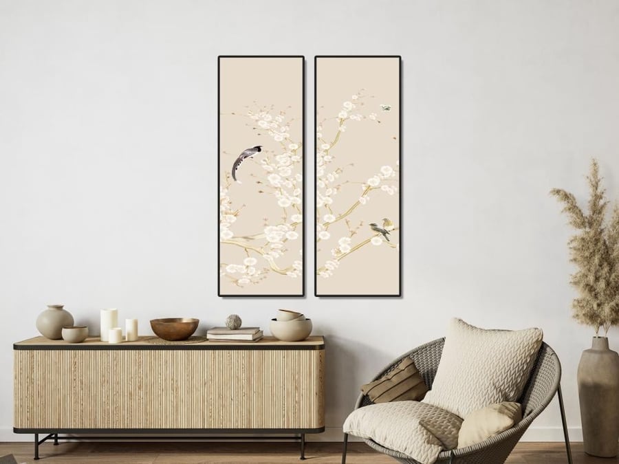 طقم لوحات ثنائية- تصميم عصري