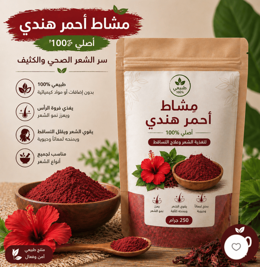 مشاط احمر أصلي100٪